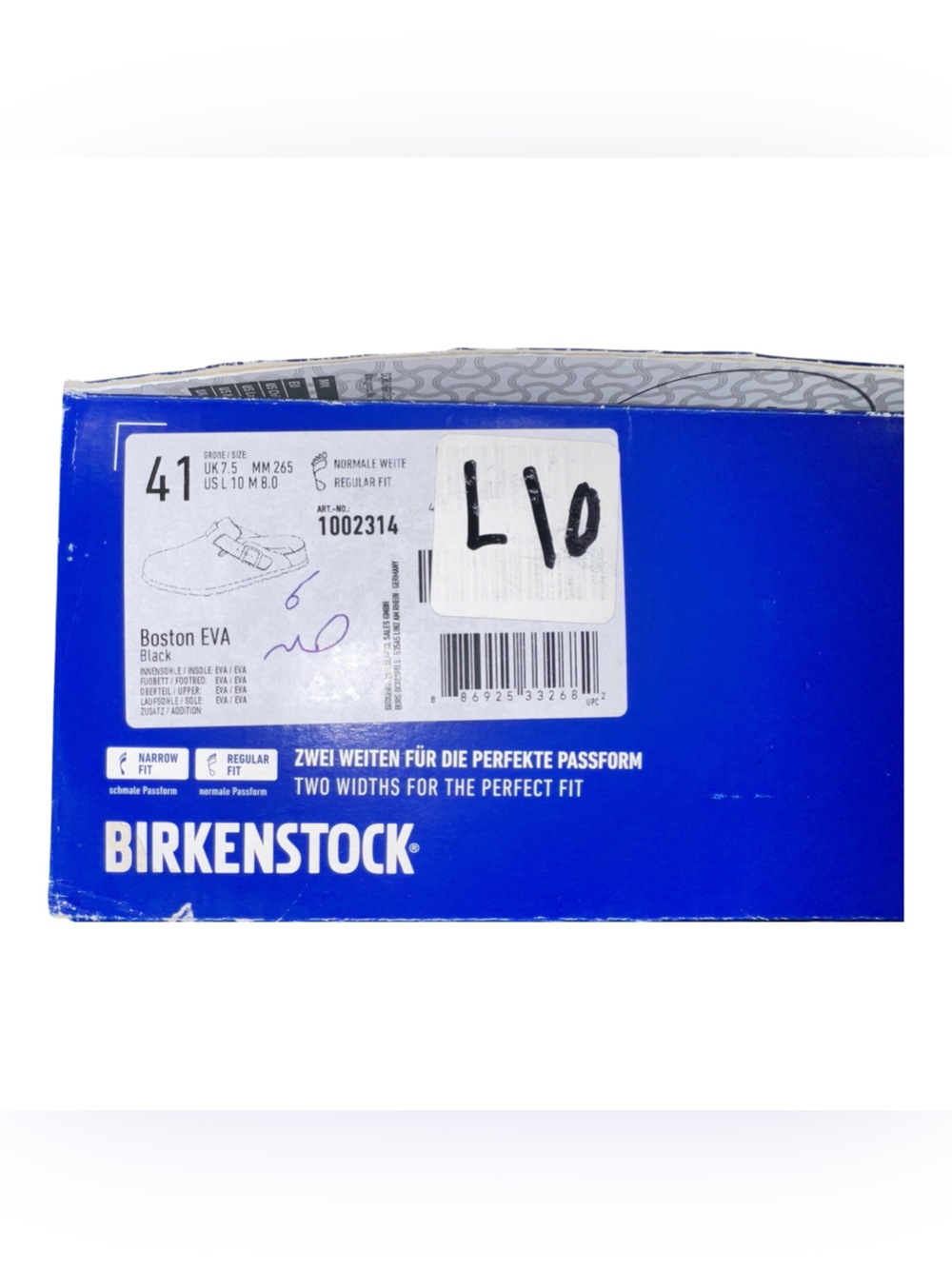 Birkenstock Boston EVA Clogs Black EU 41 US Women’s 10 Men’s 8 Regular NIB - Picture 6 of 7